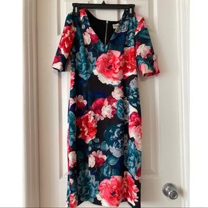 Floral print dress